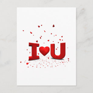 Eu de amo - Ik hou van u Briefkaart