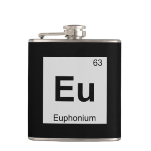 Eu - Euphoniummuziek Chemie Periodiek Systeem Heupfles