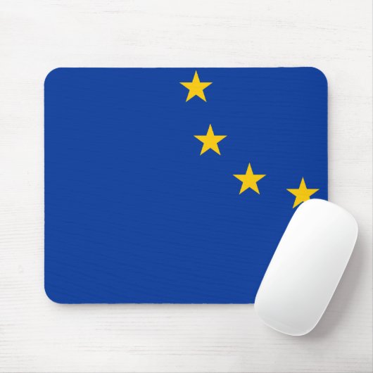EU flag on Mousepad Muismat (Met muis)