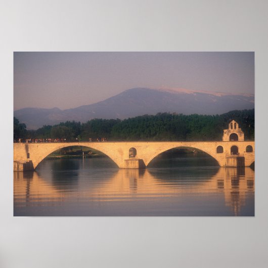 EU, France, Provence, Vaucluse, Avignon. Pont Poster (Voorkant)