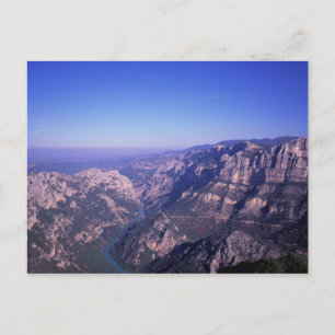 EU, Frankrijk, Alpes de Provence, Grand Canyon van Briefkaart