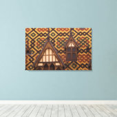 EU, Frankrijk, Bourgogne, Cote d'Or, Beaune. bedru Canvas Afdruk (Insitu (Houten vloer))