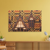 EU, Frankrijk, Bourgogne, Cote d'Or, Beaune. bedru Canvas Afdruk (Insitu (Woonkamer))