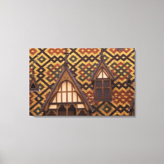 EU, Frankrijk, Bourgogne, Cote d'Or, Beaune. bedru Canvas Afdruk (Voorkant)