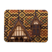 EU, Frankrijk, Bourgogne, Cote d'Or, Beaune. bedru Magneet (Horizontaal)