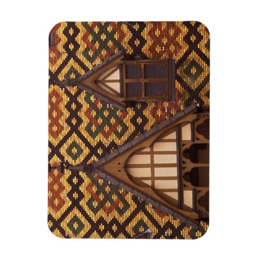 EU, Frankrijk, Bourgogne, Cote d'Or, Beaune. bedru Magneet (Verticaal)