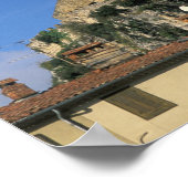 EU, Frankrijk, Foix, Ariege, Pyreneeën. Chateau Poster (Hoek)