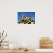 EU, Frankrijk, Foix, Ariege, Pyreneeën. Chateau Poster (Keuken)