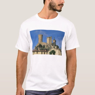 EU, Frankrijk, Foix, Ariege, Pyreneeën. Kasteel T-shirt