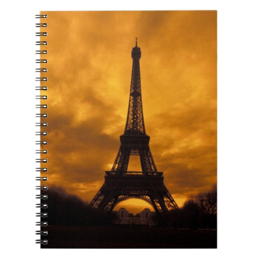 EU, Frankrijk, Parijs. Eiffeltoren. Notitieboek (Voorkant)