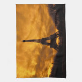EU, Frankrijk, Parijs. Eiffeltoren. Theedoek (Verticaal)