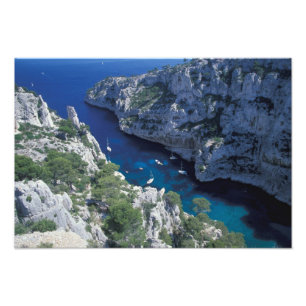 EU, Frankrijk, Provence, Franse kust van Riviera,  Foto Afdruk