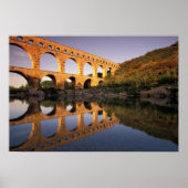 EU, Frankrijk, Provence, Gard, Pont du Gard. 2 Poster (Voorkant)