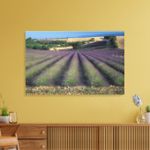 EU, Frankrijk, Provence, Lavender fields 2 Canvas Afdruk (Insitu (Woonkamer))