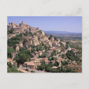 EU, Frankrijk, Provence, Luberon, Gordes Briefkaart