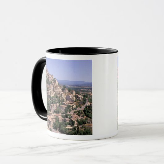 EU, Frankrijk, Provence, Luberon, Gordes Mok (Voorkant links)