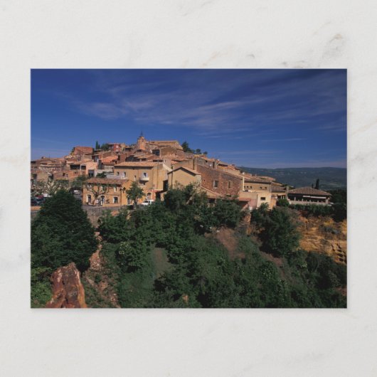 EU, Frankrijk, Provence, Vaucluse, Roussillon. 4 Briefkaart (Voorkant)