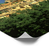 EU, Frankrijk, Provence, Vaucluse, Roussillon. Poster (Hoek)