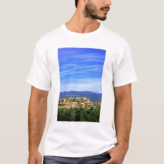 EU, Frankrijk, Provence, Vaucluse, Roussillon. T-shirt (Voorkant)