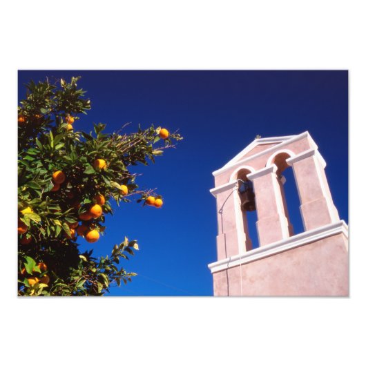 EU, Griekenland. Grieks-orthodoxe kerk Foto Afdruk (Voorkant)