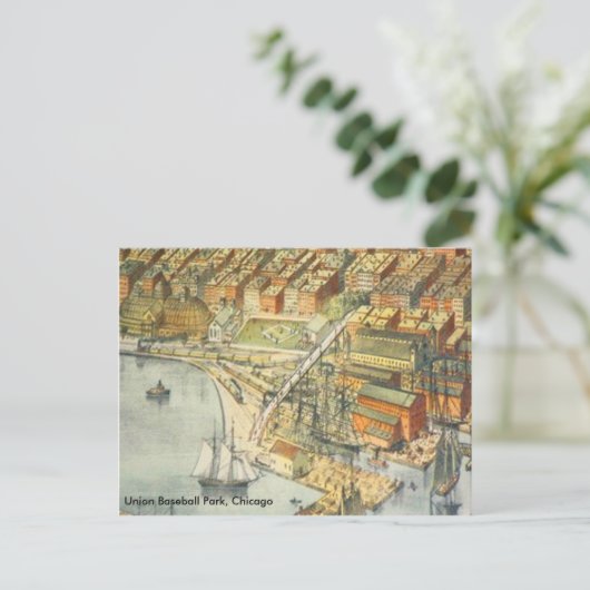 EU-honkbalpark 1e thuishaven van het Briefkaart (Staand voorkant)