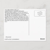 EU-honkbalpark 1e thuishaven van het Briefkaart (Achterkant)