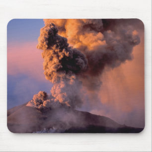 EU, Italië, Sicilië, Mt. Etna top krater Muismat