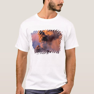 EU, Italië, Sicilië, Mt. Etna topkrater T-shirt