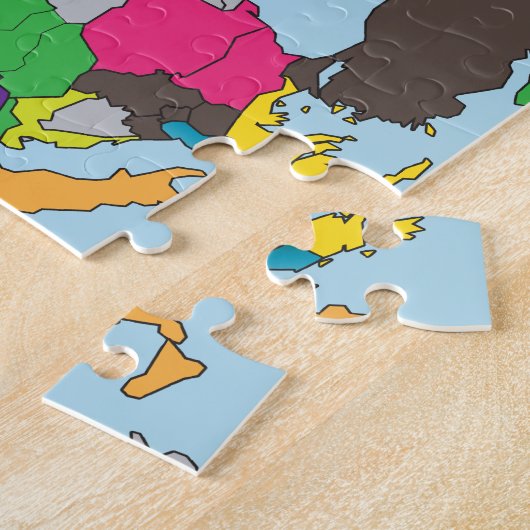 EU-kaart - Puzzle Legpuzzel (Zijkant)
