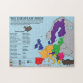 EU-kaart - Puzzle Legpuzzel (Horizontaal)