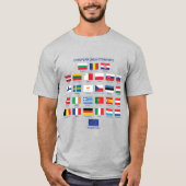 EU-landen T-Shirt (Voorkant)