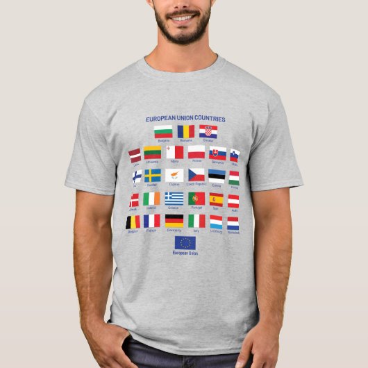 EU-landen T-Shirt (Voorkant)
