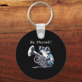 Eu Phoned Funny Euphonium Frog Music Band Pun  Sleutelhanger (Voorkant)