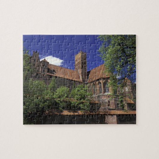 EU, Polen, Pomerania, Malbork. Grootste van Europa Legpuzzel (Horizontaal)