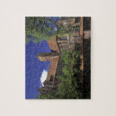 EU, Polen, Pomerania, Malbork. Grootste van Europa Legpuzzel (Verticaal)