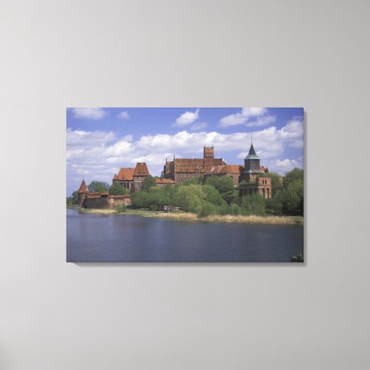 EU, Polen, Pommeren, Malbork. Europa's Canvas Afdruk (Voorkant)