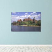 EU, Polen, Pommeren, Malbork. Europa's Canvas Afdruk (Insitu (Houten vloer))