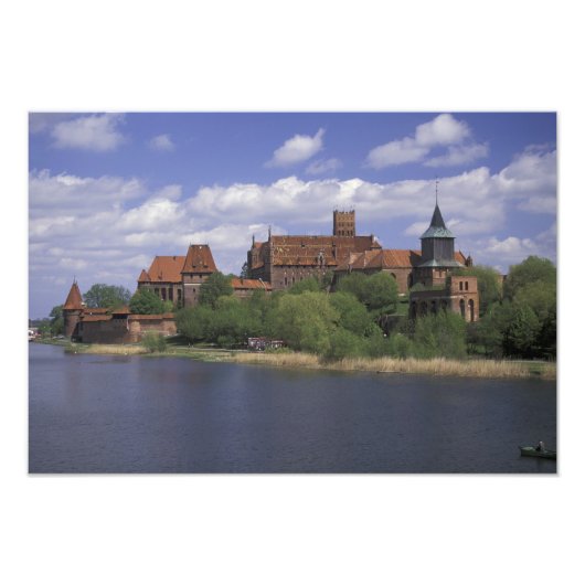 EU, Polen, Pommeren, Malbork. Europa's Foto Afdruk (Voorkant)