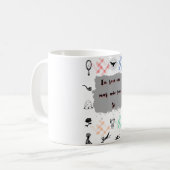 Eu sou um mas não sou Só Camiseta Koffiemok (Voorkant links)