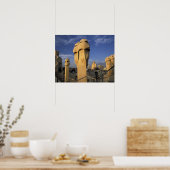 EU, Spanje, Catalonië, Barcelona. Antonio Gaudi's Poster (Keuken)