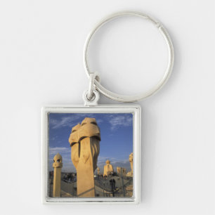 EU, Spanje, Catalonië, Barcelona. Antonio Gaudi's Sleutelhanger