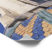 EU, Spanje, Catalonië, Palau de la Generalitat. Poster (Hoek)