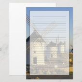 EU, Spanje, La Mancha, Consuegra. Windmolens en Briefpapier (Voorkant / Achterkant)