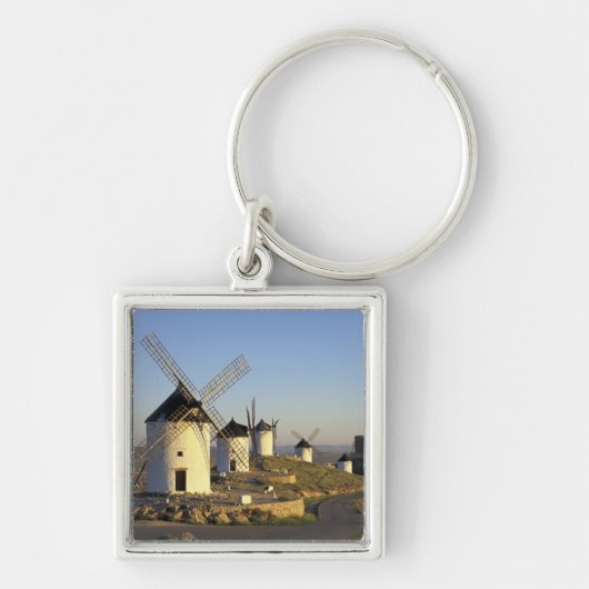 EU, Spanje, La Mancha, Consuegra. Windmolens en Sleutelhanger (Voorkant)