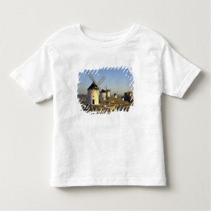 EU, Spanje, La Mancha, Consuegra. Windmolens Kinder Shirts