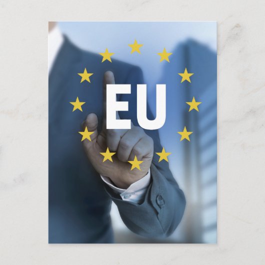 EU-touchscreen Briefkaart (Voorkant)