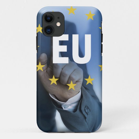 EU-touchscreen Case-Mate iPhone Case (Achterkant)