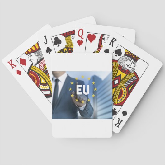 EU-touchscreen Speelkaarten (Achterkant)