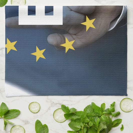 EU-touchscreen Theedoek (Gevouwen)