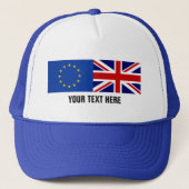 EU UK referendum BREXIT voting trucker hat Pet (Voorkant)